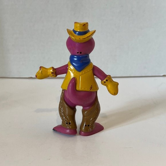 1993 Vintage Lyons Group Barney & Baby Bop Cowboy/ BJ Toy Figure 3”- 4.5" - Picture 2 of 2